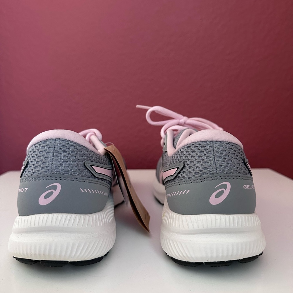 ASICS Women's Athletic Shoes in Gray and Pink - Picture 2 of 7